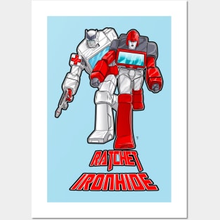 Ratchet And Ironhide Posters and Art